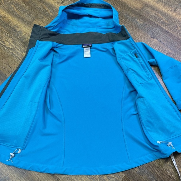 Patagonia Simple Guide Hoody Jacket Coat Women’s Size Medium Zip Up Curacao Blue - Picture 6 of 12
